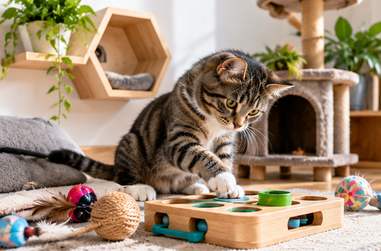 5 ideas para enriquecer la vida de tu gato en casa